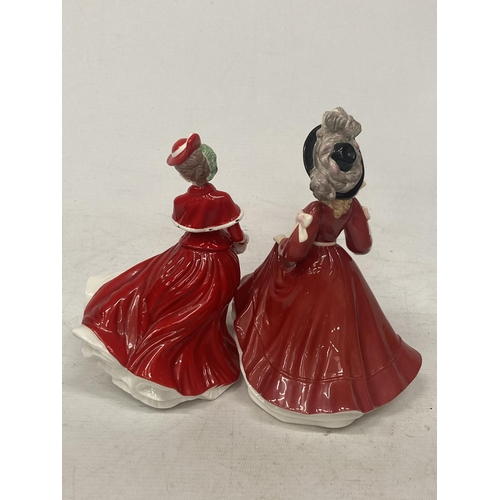 717 - TWO ROYAL DOULTON FIGURINES FROM THE PRETTY LADIES COLLECTION - 