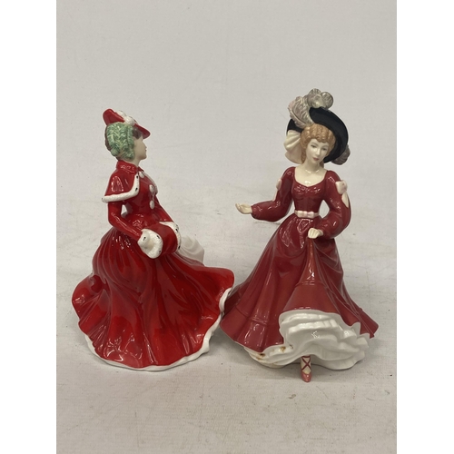 717 - TWO ROYAL DOULTON FIGURINES FROM THE PRETTY LADIES COLLECTION - 