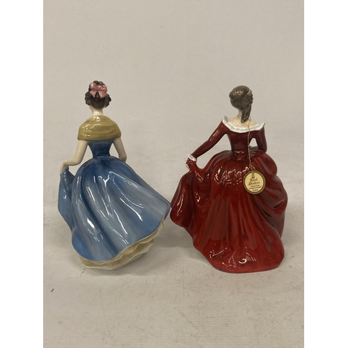 718 - TWO ROYAL DOULTON FIGURINES - 