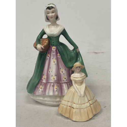 723 - A MINIATURE COALPORT FIGURE 