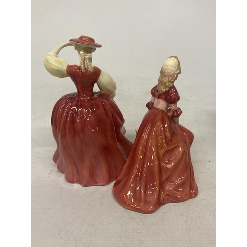 737 - TWO ROYAL DOULTON FIGURINES 