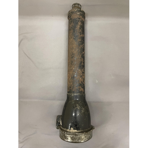 168 - A VINTAGE MINERS TORCH