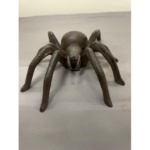 218 - A CAST IRON TARANTULA FIGURE