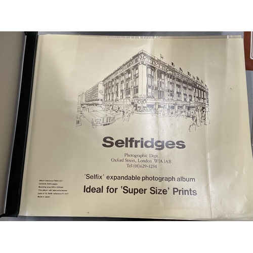 227 - TWO VINTAGE PHOTO ALBUMS TO INCLUDE ONE FROM SELFRIDGES