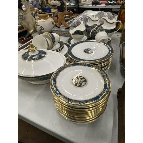 249 - A QUANTITY OF ROYAL DOULTON 'CARLYLE' DINNERWARE TO INCLUDE A SERVING TUREEN, SAUCE BOAT AND SAUCER,... 