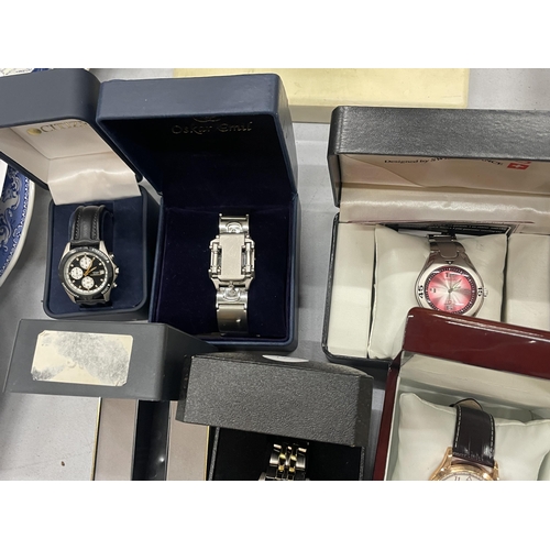 284 - A QUANTITY OF BOXED WRISTWATCHES TO INCLUDE CITIZEN, SEIKO, SEKONDA, ETC