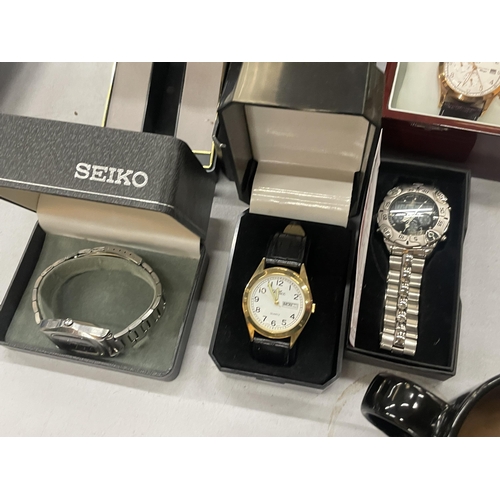 284 - A QUANTITY OF BOXED WRISTWATCHES TO INCLUDE CITIZEN, SEIKO, SEKONDA, ETC