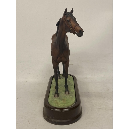 705 - A ROYAL WORCESTER MODEL OF MILL REEF MODELLED BY DORIS LINDNER AND PRODUCED IN A LIMITED EDITION OF ... 