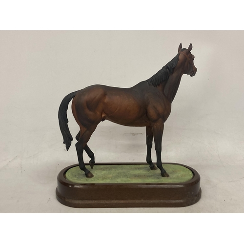 705 - A ROYAL WORCESTER MODEL OF MILL REEF MODELLED BY DORIS LINDNER AND PRODUCED IN A LIMITED EDITION OF ... 