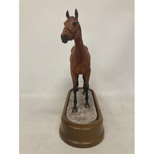 707 - A ROYAL WORCESTER MODEL OF RED RUM MODELLED BY DORIS LINDNER AND PRODUCED IN A LIMITED EDITION OF TW... 