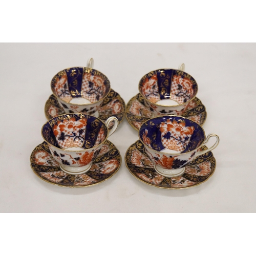 160 - FOUR VINTAGE SHELLEY CUPS AND SAUCERS