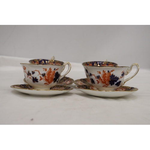 160 - FOUR VINTAGE SHELLEY CUPS AND SAUCERS