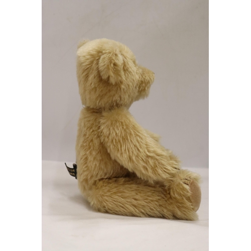 371 - TWO VINTAGE TEDDY BEARS TO INCLUDE A LEOPARD PRINT WITH HUMPED BACK AND LONG ARMS, AND A SPECIAL LIM... 