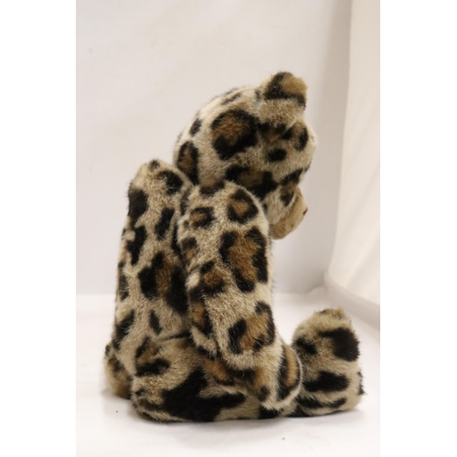 371 - TWO VINTAGE TEDDY BEARS TO INCLUDE A LEOPARD PRINT WITH HUMPED BACK AND LONG ARMS, AND A SPECIAL LIM... 