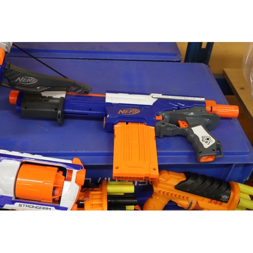 378 - A QUANTITY OF NERF GUNS - 15 IN TOTAL