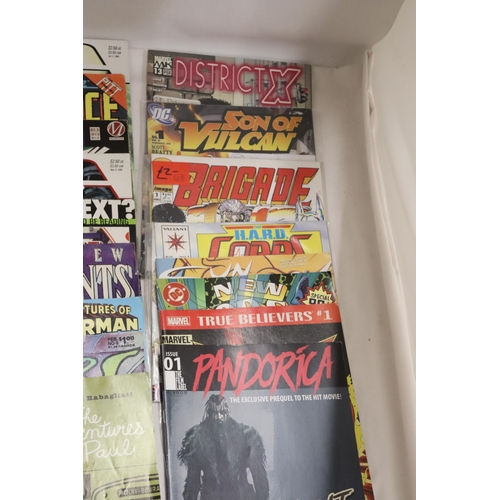 382 - TWENTY THREE US PRINT COMICS TO INCLUDE SUPERMAN, THE NEW MUTANTS, ETC