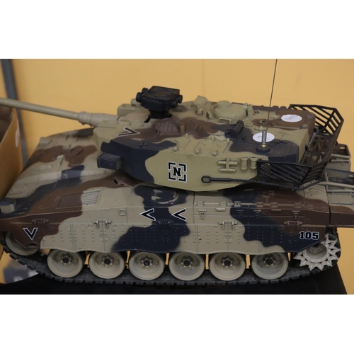 386 - THREE REMOTE CONTROLLED BB BULLET TANKS AND CONTROLLERS - NO CHARGERS