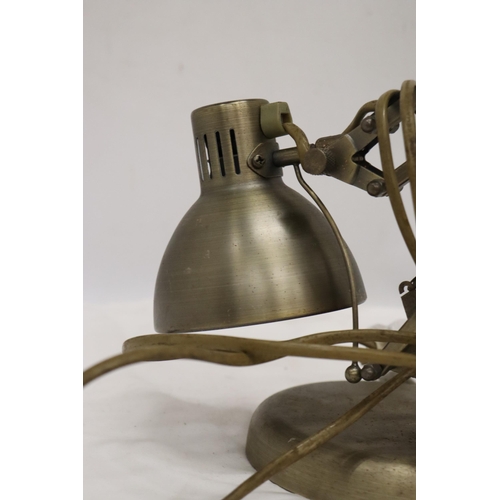 841 - A VINTAGE METAL ANGLEPOISE LAMP