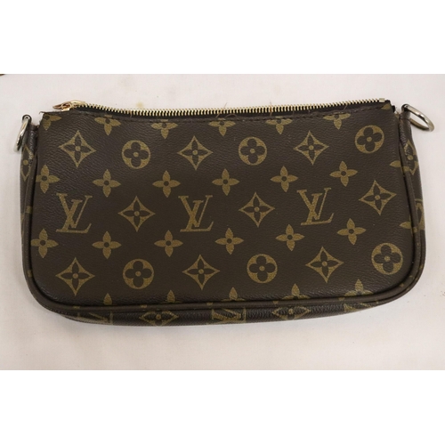 920 - THREE CLUTCH BAGS MARKED 'LOUIS VUITTON', NO PROVENANCE