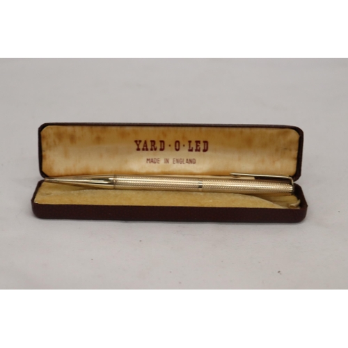 921 - A VINTAGE 'YARD O LED', PROPELLING PENCIL WITH ORIGINAL BOX AND INSTRUCTIONS