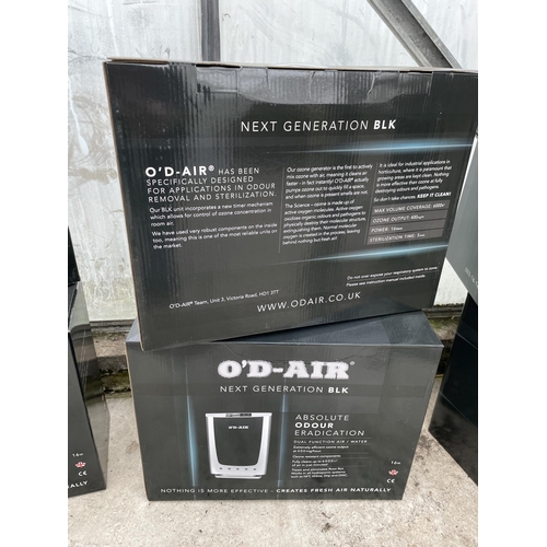 1674 - TWO BOXED AS NEW O'D-AIR AIR PURIFIERS