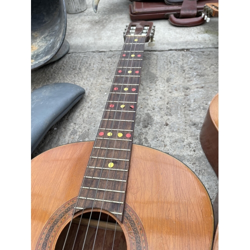 1725 - TWO ACOUSTIC GUITARS TO INCLUDE A BM CLASSICO ETC