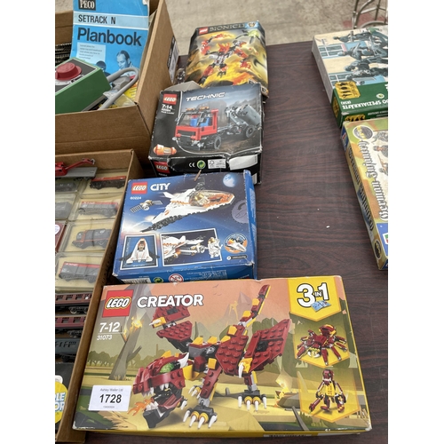 1728 - FOUR VARIOUS LEGO KITS