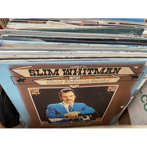 1737 - A LARGE ASSORTMENT OF VARIOUS LP RECORDS