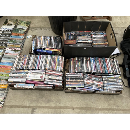 1803 - A LARGE ASSORTMENT OF DVDS