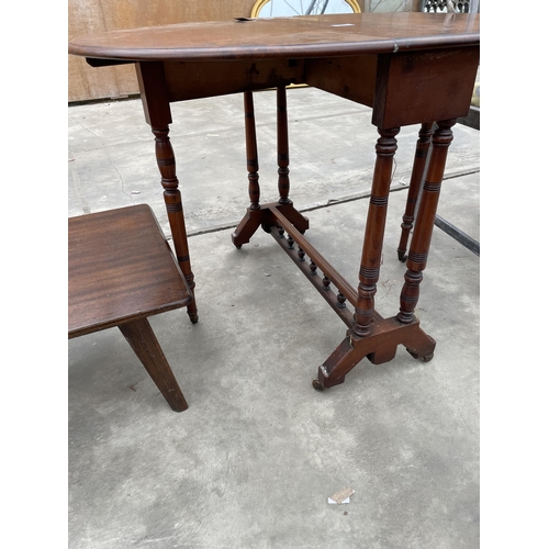 2945 - A VICTORIAN MAHOGANY OVAL SUTHERLAND TABLE 37