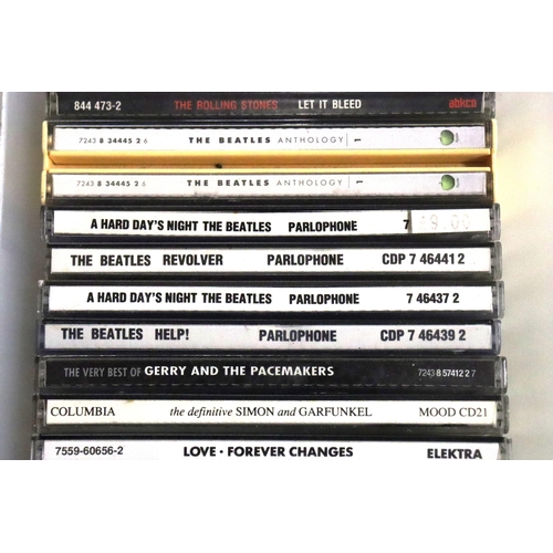 1009 - NINETEEN CD CLASSIC ALBUMS TO INCLUDE THE BEATLES, STONES, HENDRIX, ETC.,