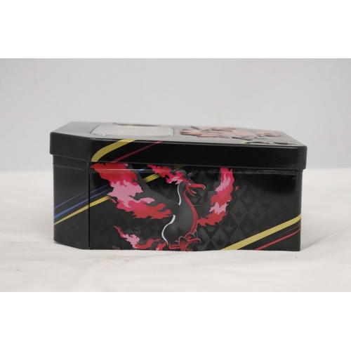 428 - A POKEMON COLLECTOR'S TIN FULL OF JAPANESE CARDS