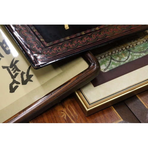 960 - A COLLECTION OF ASIAN PRINTS TO INCLUDE A SIGNED PEN AN INK OF MALAYSIA - 6 IN TOTAL