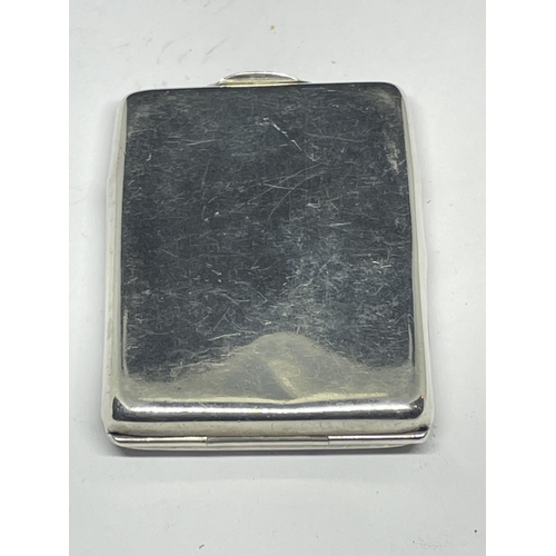 638 - A HALLMARKED BIRMINGHAM SILVER BUSINESS CARD HOLDER