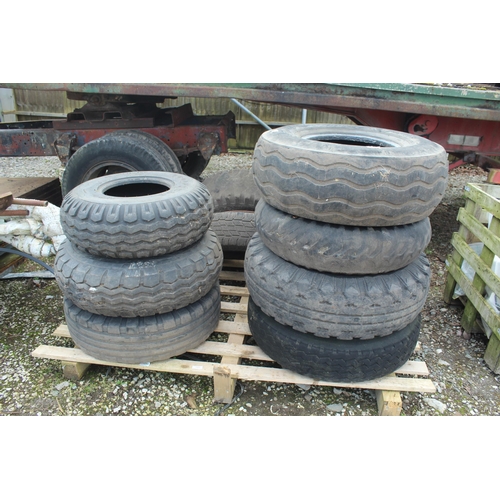 1182 - 9 WHEELS AND TYRES  NO VAT