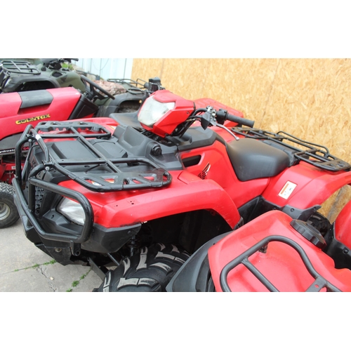 132 - HONDA TRX 500 2018 4 X 4 QUAD  IN WORKING ORDER  NO VAT