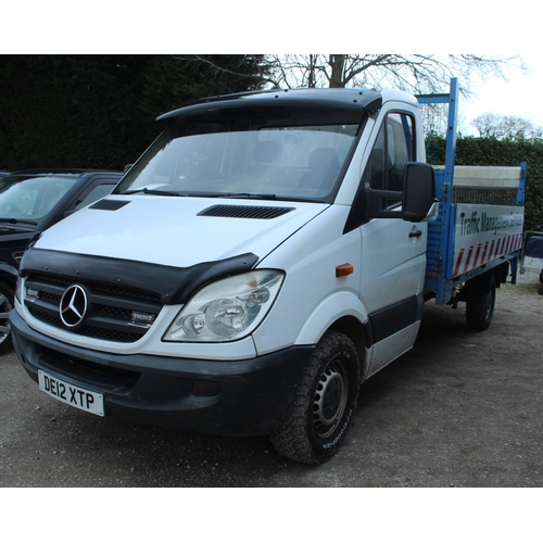 186 - MERCEDES SPRINTER 313 CDI DROP SIDE DE12XPT MOT JULY 2024 APPROX 225781 MILES 3500 KG GROSS 2143CC 3... 