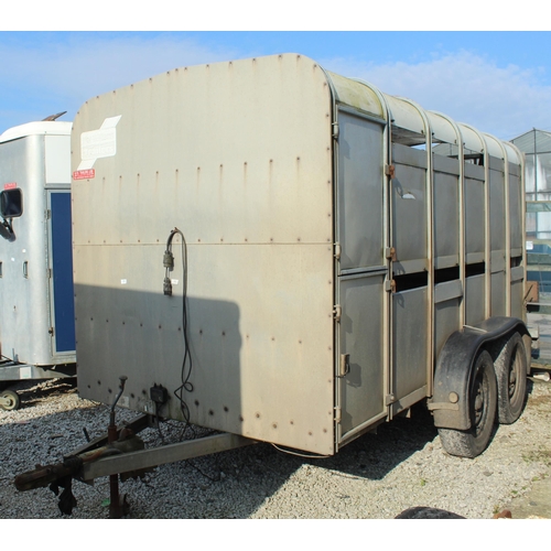 226 - IFOR WILLIAMS TA510 LIVESTOCK TRAILER TWIN AXEL + VAT