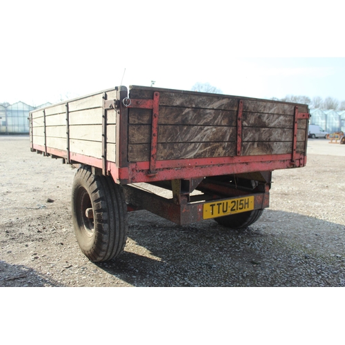 232 - 1972 CHARLES & MARSHALL TRAILER APPROX 3 TON ONE OWNER ALWAYS STORED INSIDE NO VAT