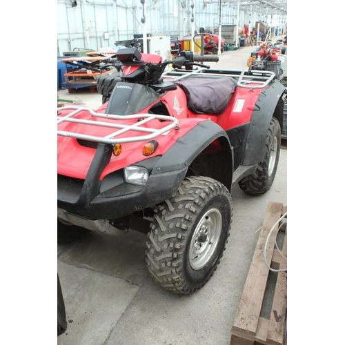 138 - HONDA 4 X 4 650CC FARM QUAD (STARTS AND RUNS)  + VAT