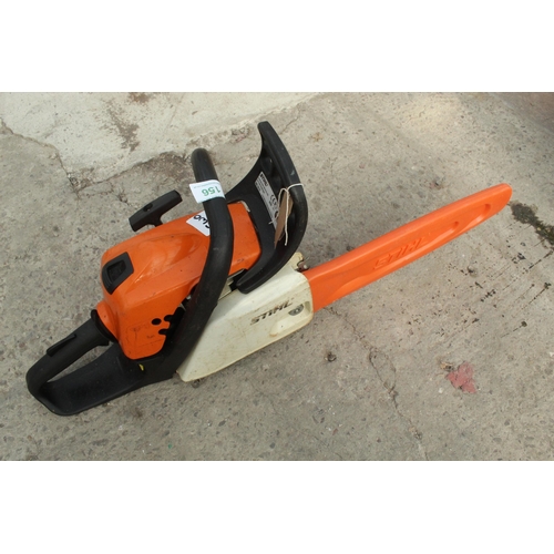 156 - STIHL MS181 CHAINSAW IN WORKING ORDER  NO VAT