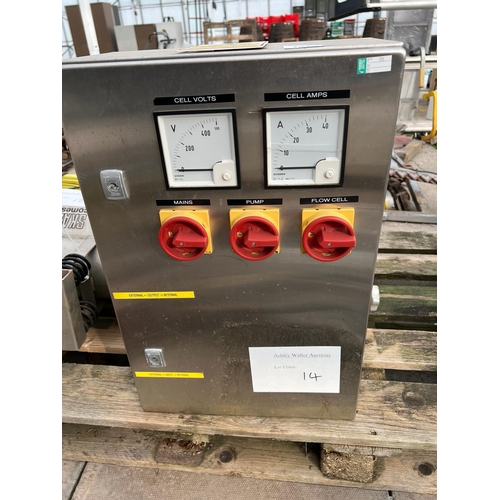 1618 - STAINLESS STEEL CONTROL PANEL   + VAT