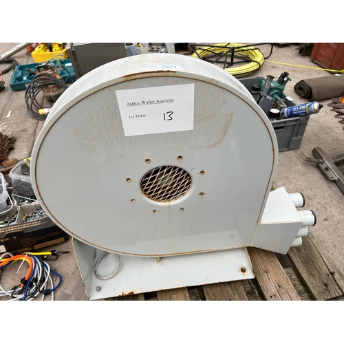 1621 - MZ VP 500 HIGH AIR PRESSURE BOOSTER FAN  + VAT