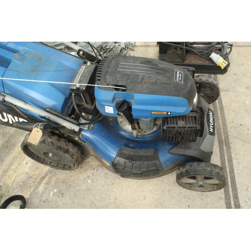 41I - HYUNDIA 19” LAWN MOWER ELECTRIC START WORKING.  NO VAT