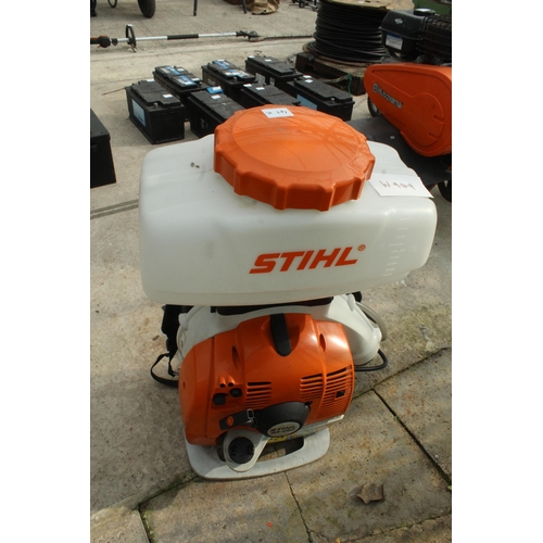 41K - STIHL MIST BLOWER SR450 IN GOOD WORKING ORDER  NO VAT