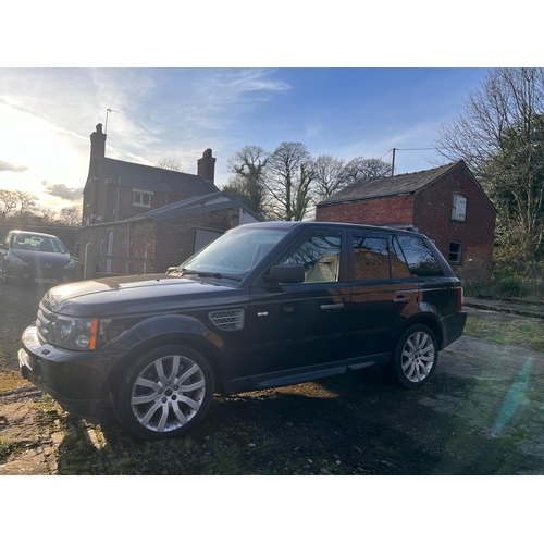 187 - RANGE ROVER SPORT HSE ESTATE BV09JXX FIRST REG 01/03/09 DIESEL MOT 15/02/25 2 KEYS  APPROX 106563 MI... 