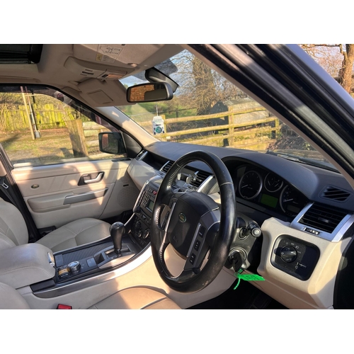 187 - RANGE ROVER SPORT HSE ESTATE BV09JXX FIRST REG 01/03/09 DIESEL MOT 15/02/25 2 KEYS  APPROX 106563 MI... 