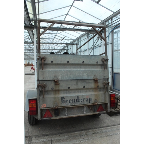 105 - BRENDERUP TRAILER APPROX. 6FT X 4 FT  NO VAT