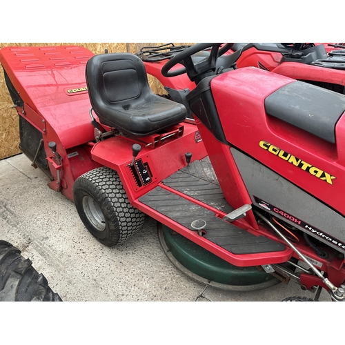 133 - COUNTAX C400H RIDE ON MOWER  NO VAT