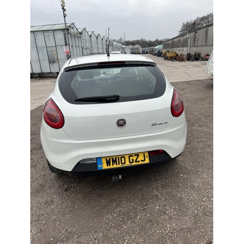 198B - FIAT BRAVO ACTIVE  1400CC REG: WM10 GZJ  5 DOOR HATCHBACK WHITE  FIRST REG; 2010
MOT JUNE 2024 APPRO... 